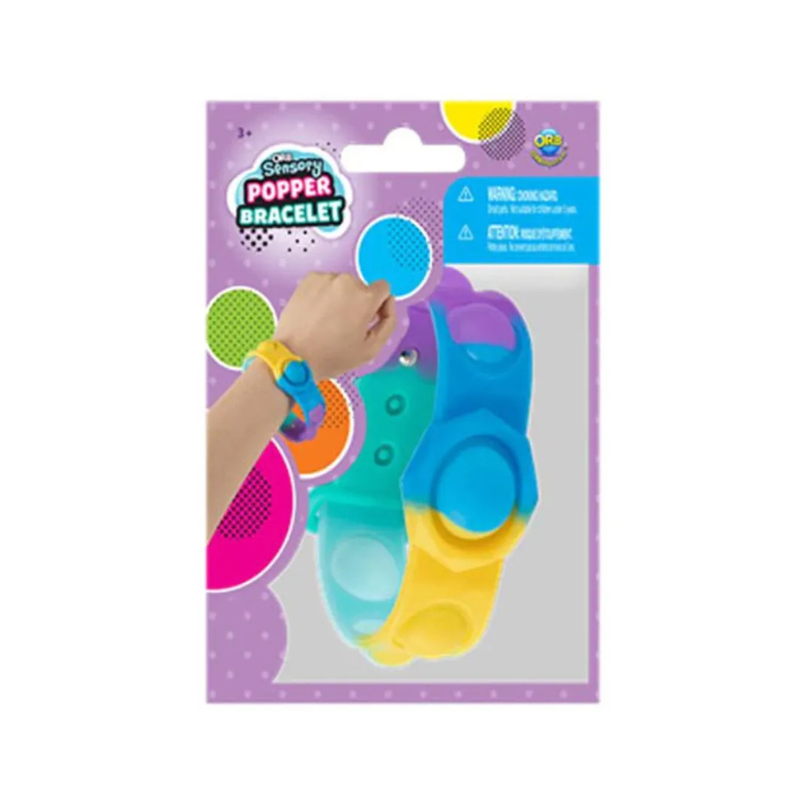 PoundFun Orb Sensory Popper Bracelet – Adjustable Fidget Toy for Stress