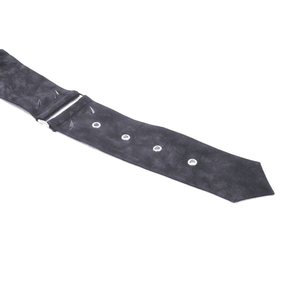 Dark In Love Orenda Pocket Belt – Gothic PU Cotton Alternative Accessory