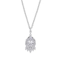 Gecko Jewellery Teardrop Chandelier Pendant | Sterling Silver & Zirconia