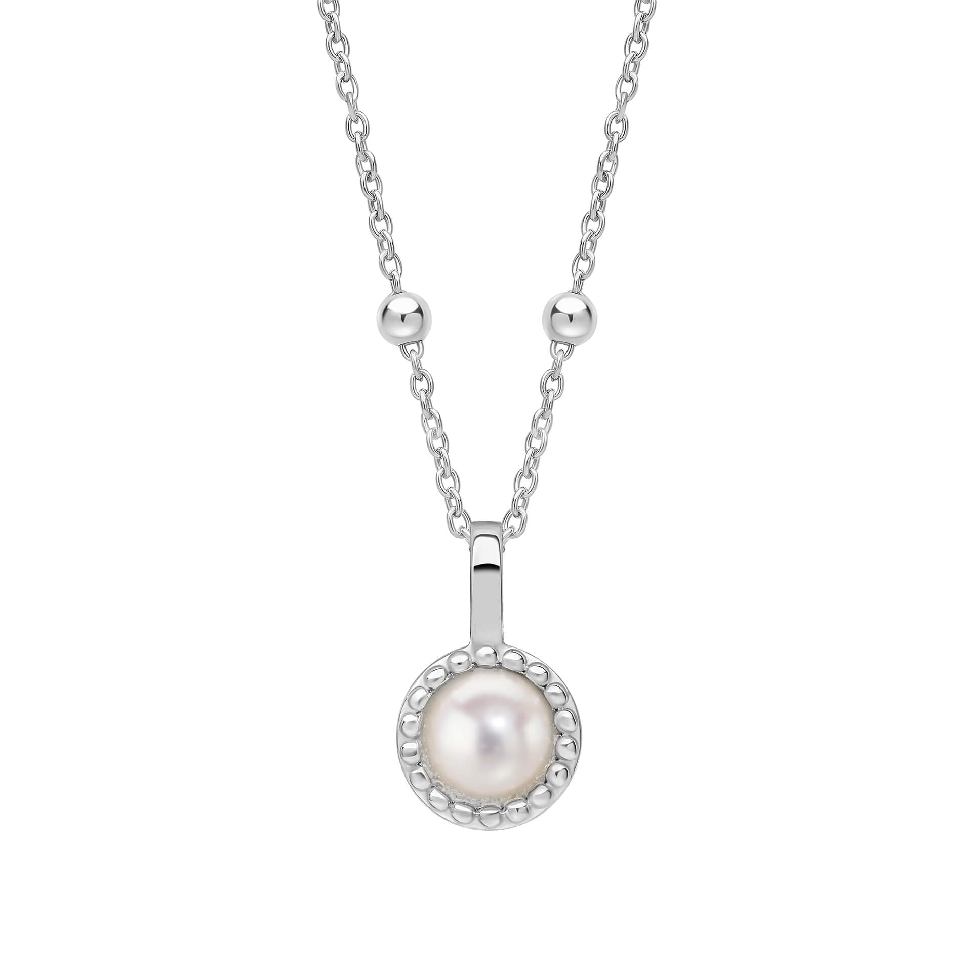 Gecko Jewellery Milgrain Cabochon Birthstone Pendant | Gold & Rhodium
