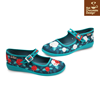 Hot Chocolate Design Paint the Roses Red Gothic Floral Mary Jane Flats