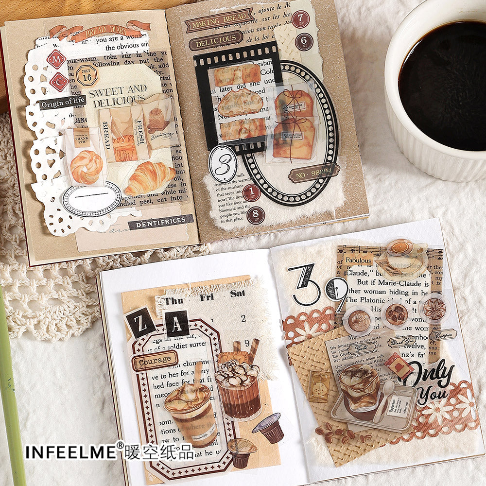 Infeelme Tuesday Channel PET Sticker Sheets for Journaling - 3 Pack