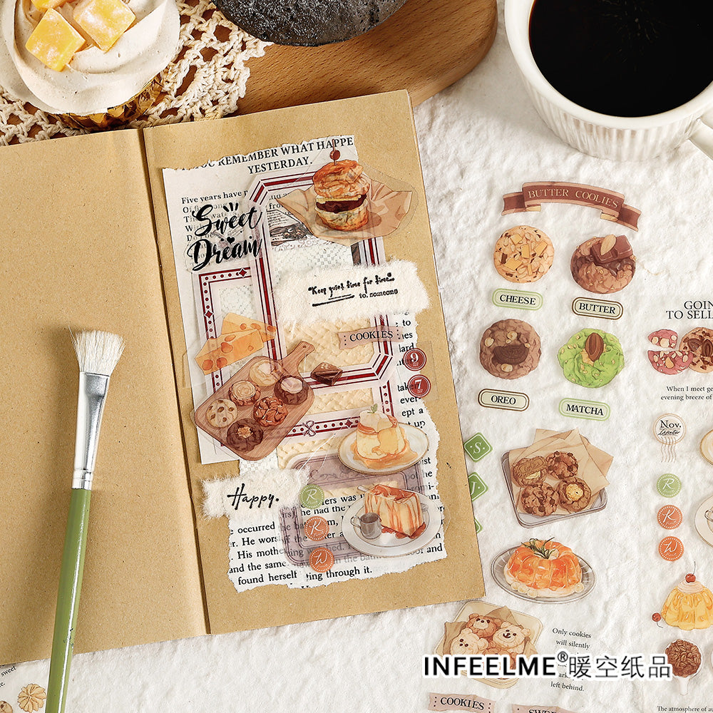 Infeelme Tuesday Channel PET Sticker Sheets for Journaling - 3 Pack