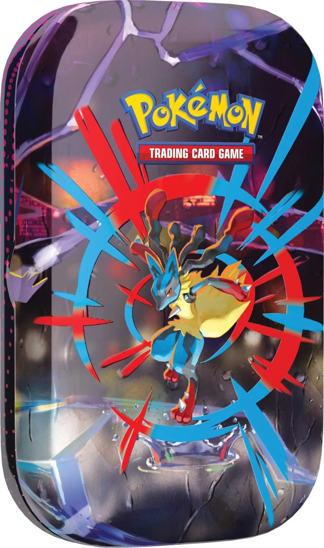 Pokemon TCG: Mega Heroes Mini Tin – 2 Booster Packs & Art Card