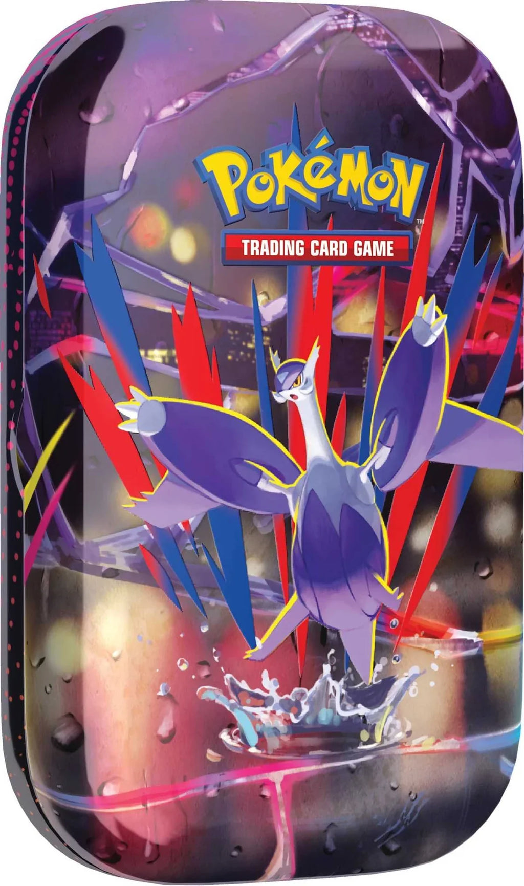 Pokemon TCG: Mega Heroes Mini Tin – 2 Booster Packs & Art Card