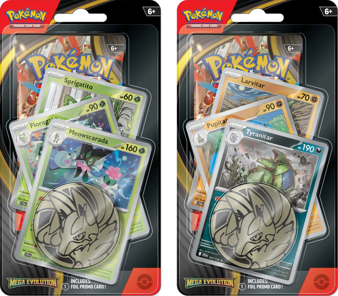 Pokemon TCG: Mega Evolution Booster Pack – Premium Checklane Set