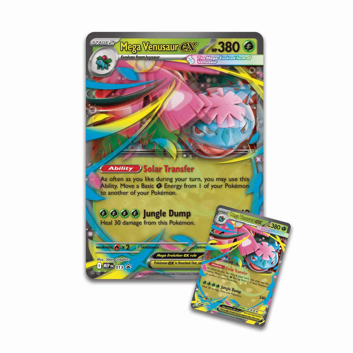 Pokemon TCG: Mega Venusaur ex Premium Collection - 8 Booster Packs