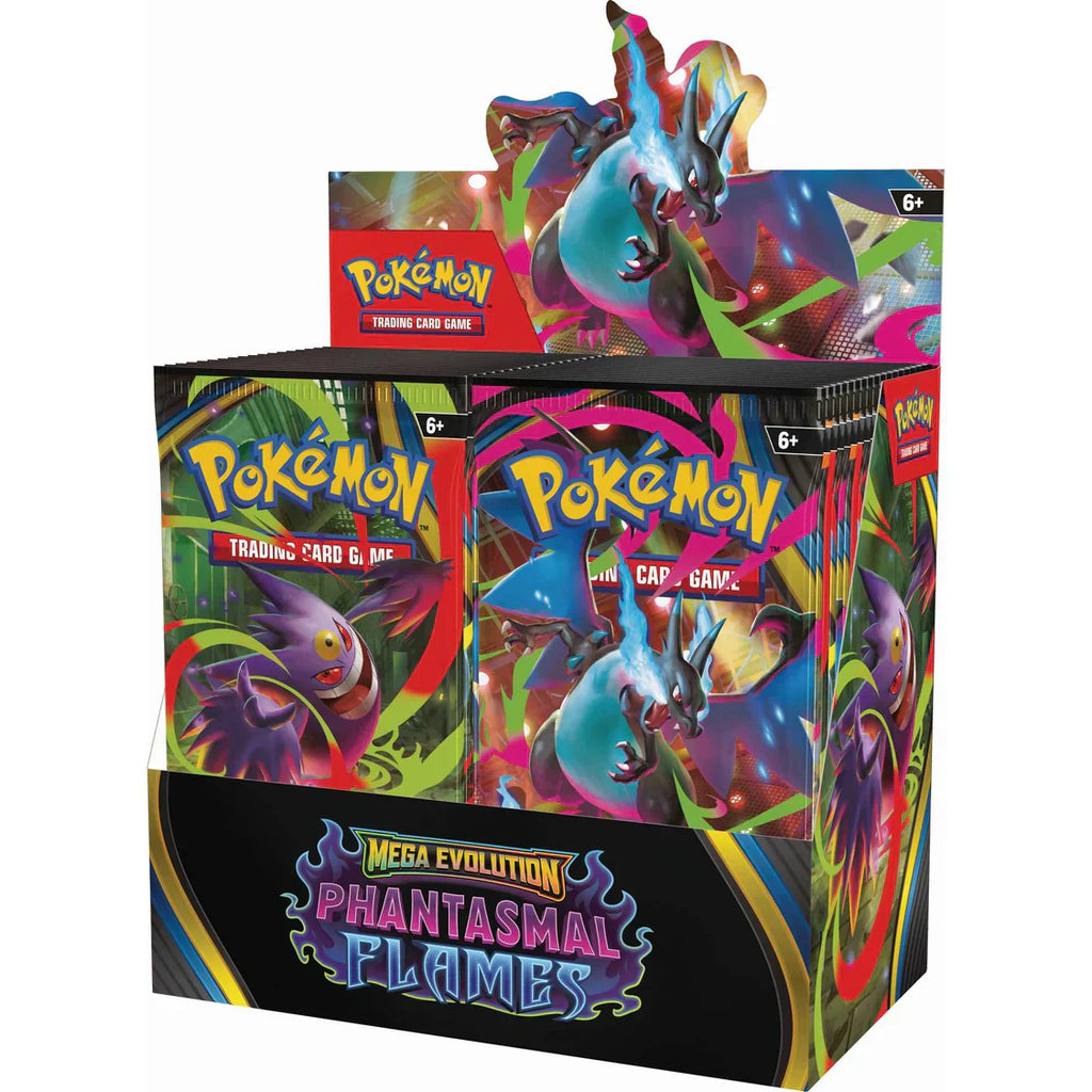 Pokemon TCG: Phantasmal Flames Booster Pack – Mega Evolution Cards