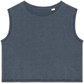 Organic Faded Cropped Tank Top: Womens