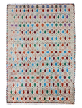 Tangerine Hand Knotted Rug - 278 x 199 cm