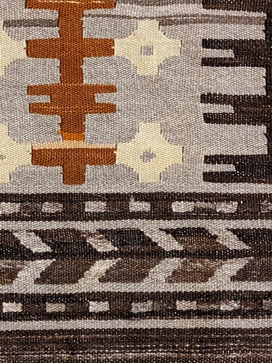 Turkish Kilim Vintage Cushion Cover - 40 x 40 cm