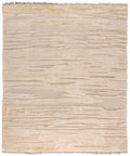 Snugly Textured Berber Wool Rug - 278 x 257 cm