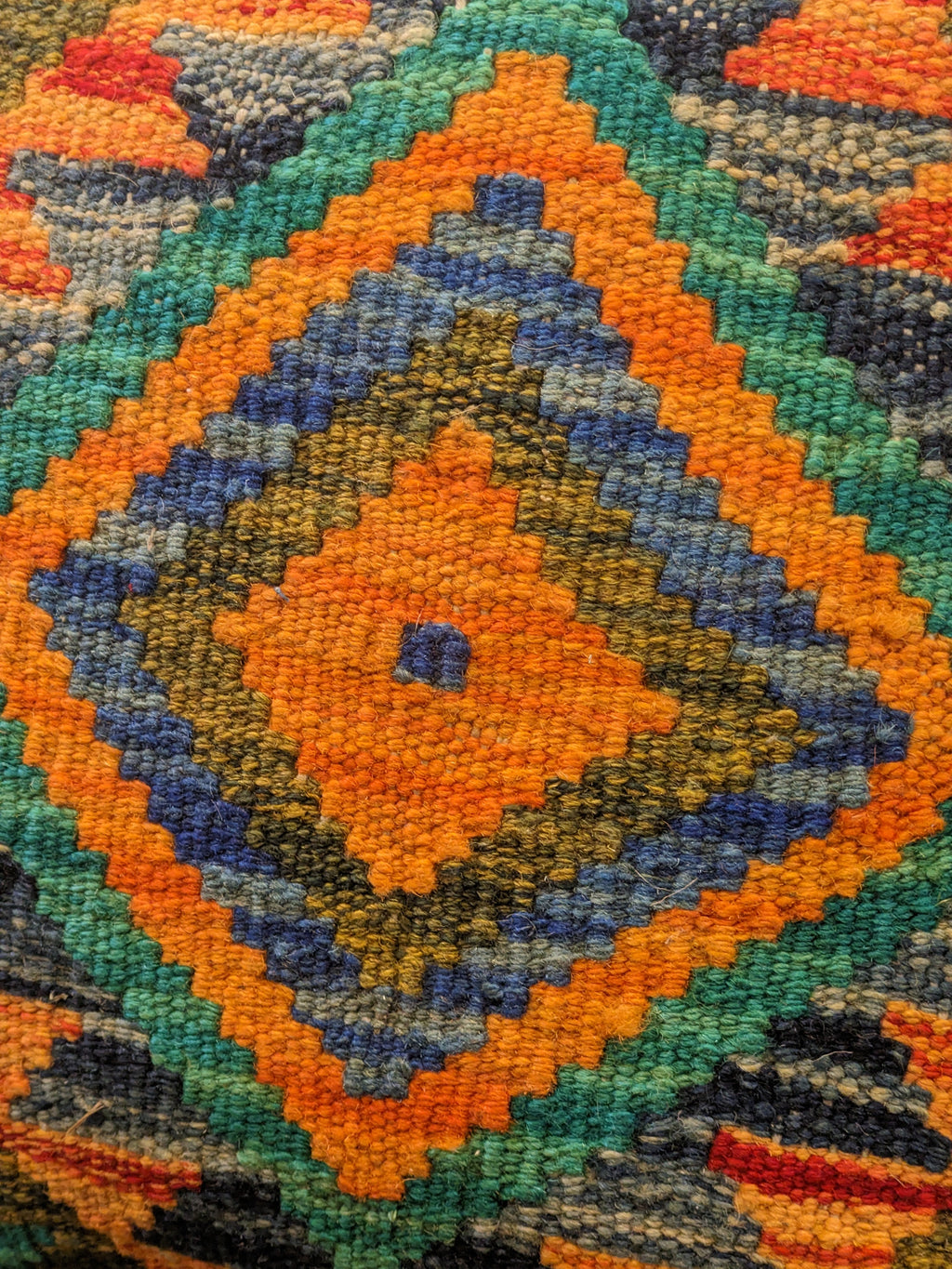 Afghan Kilim Cushion Cover - 45 x 45 cm