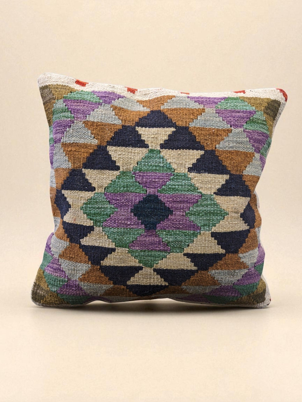 Afghan Kilim Cushion Cover - 45 x 45 cm
