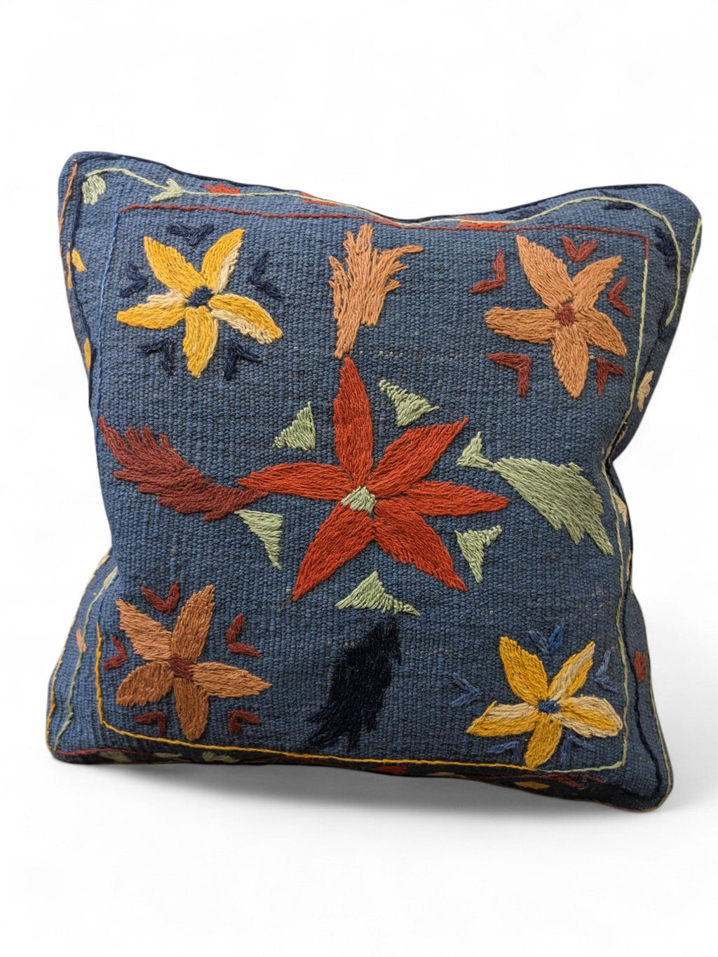 Suzani Hand Embroidered Cushion Cover - 45 x 45 cm
