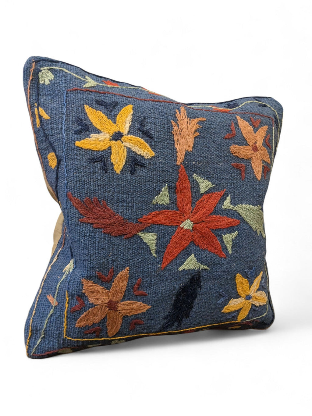 Suzani Hand Embroidered Cushion Cover - 45 x 45 cm