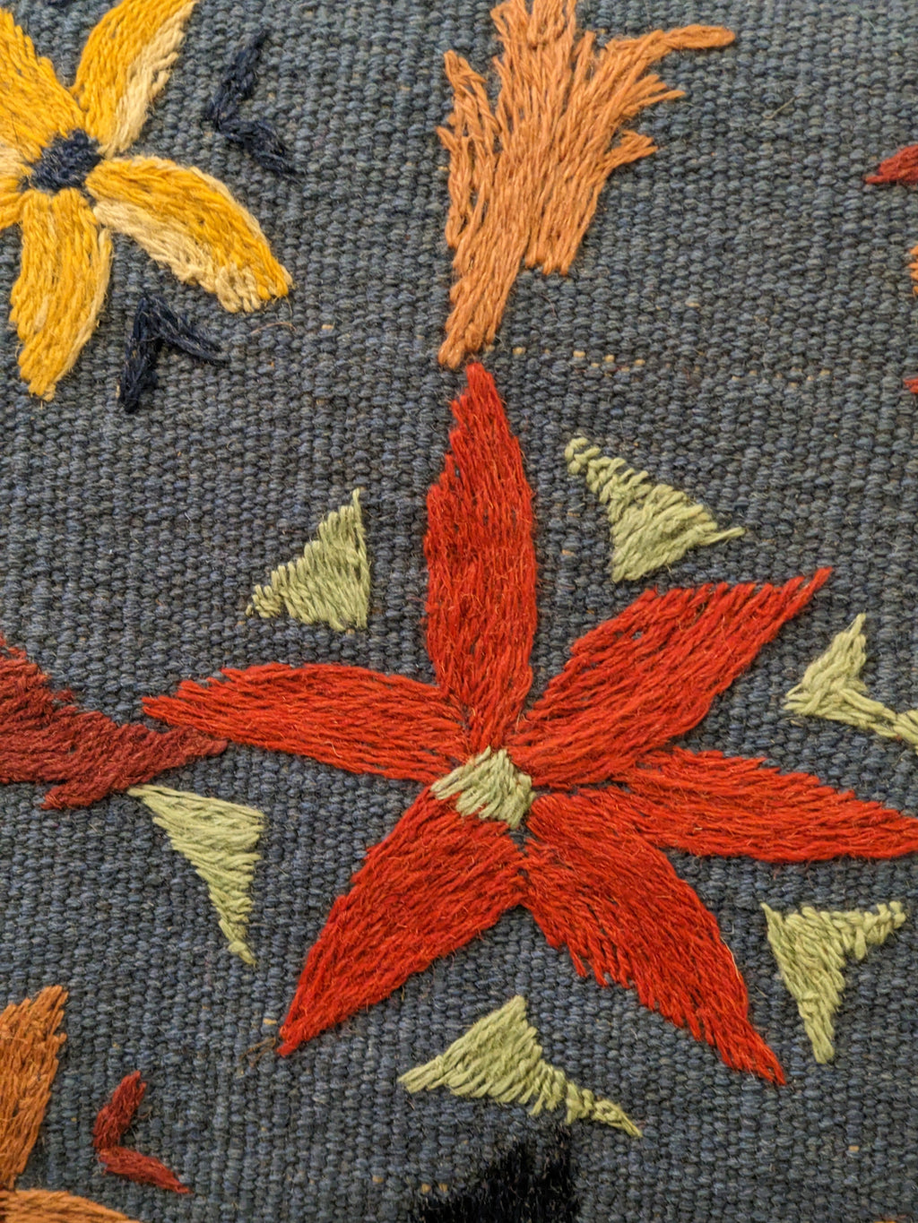 Suzani Hand Embroidered Cushion Cover - 45 x 45 cm