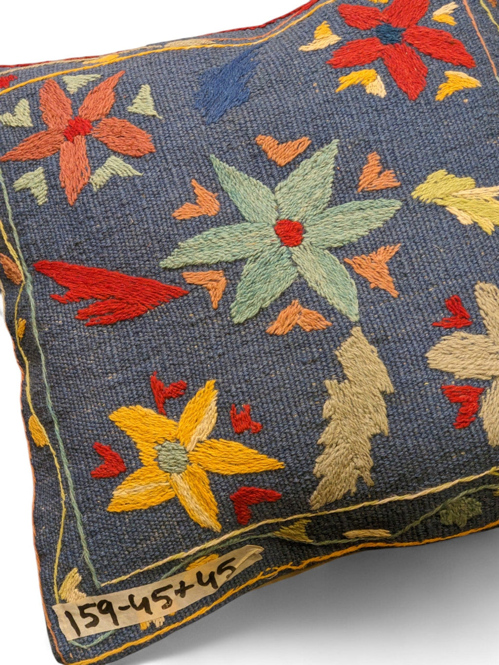Suzani Hand Embroidered Cushion Cover - 45 x 45 cm