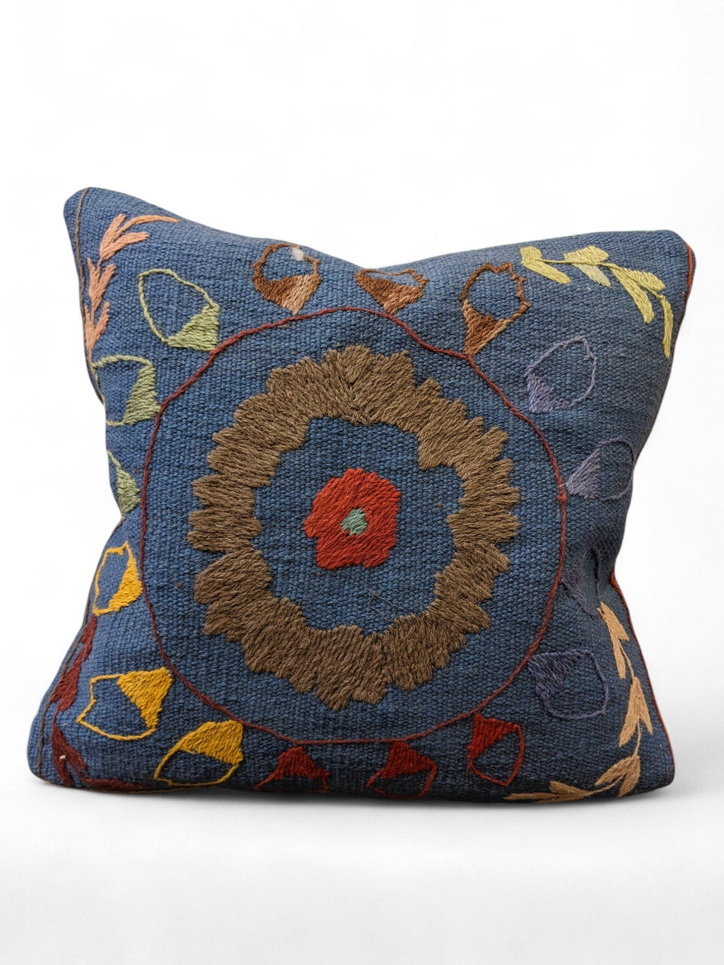 Suzani Hand Embroidered Cushion Cover - 45 x 45 cm