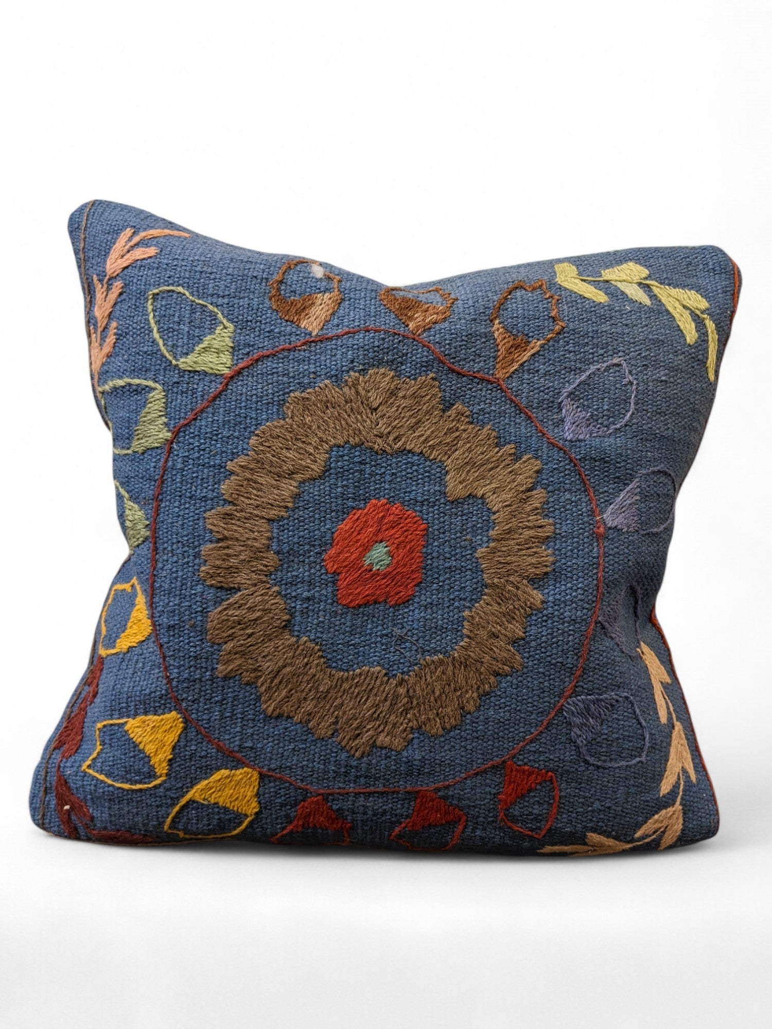 Suzani Hand Embroidered Cushion Cover - 45 x 45 cm