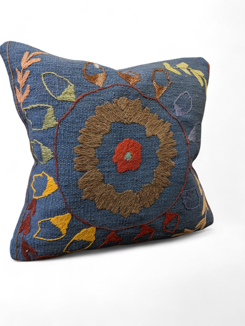 Suzani Hand Embroidered Cushion Cover - 45 x 45 cm