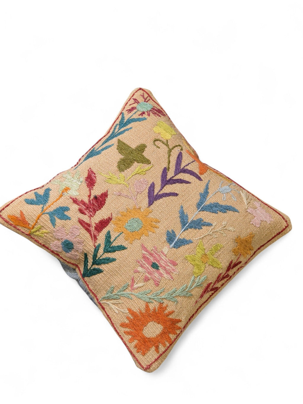 Suzani Hand Embroidered Cushion Cover - 45 x 45 cm