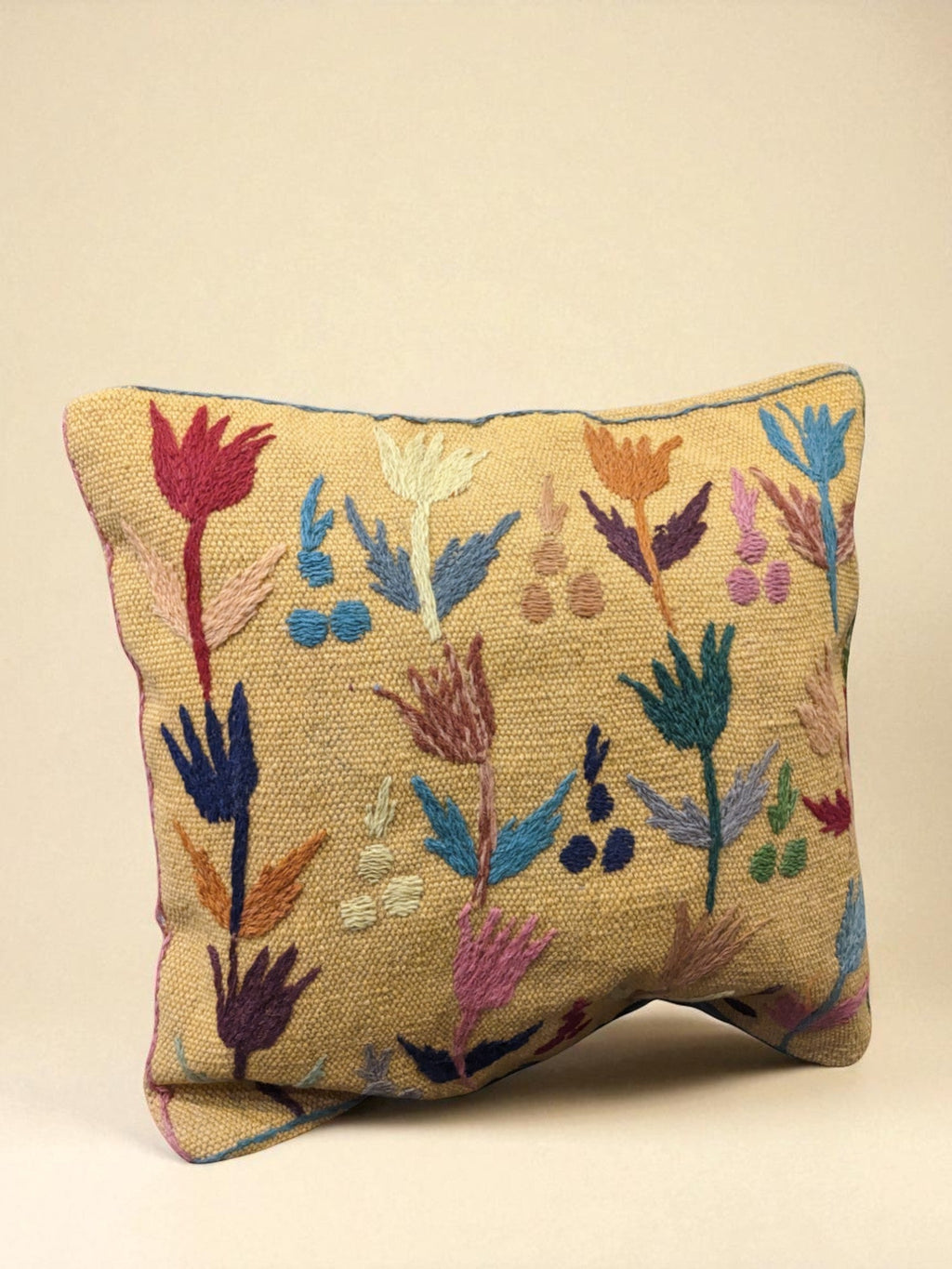 Suzani Hand Embroidered Cushion Cover - 45 x 45 cm