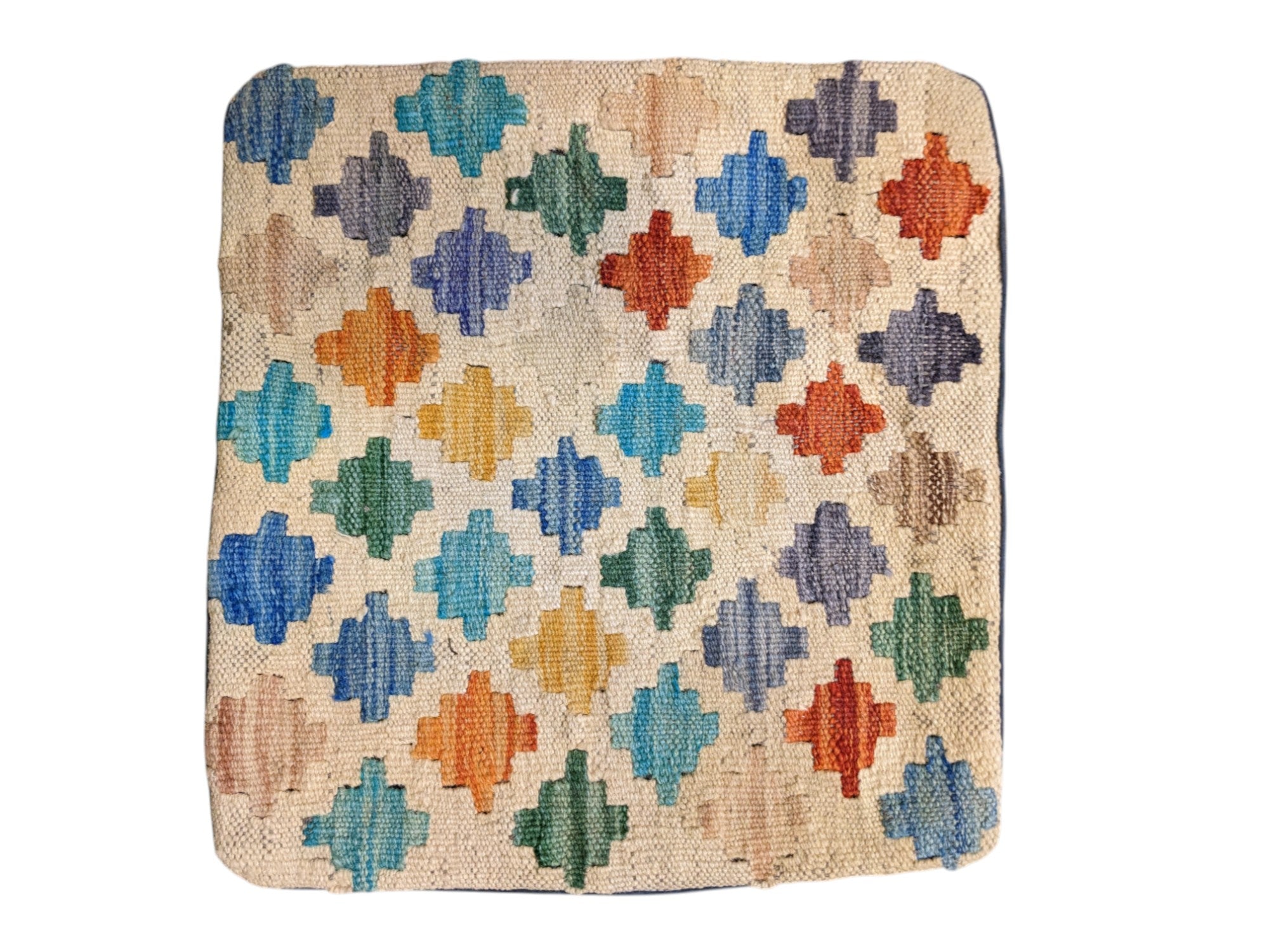Afghan Kilim Cushion Cover - 46 x 46 cm