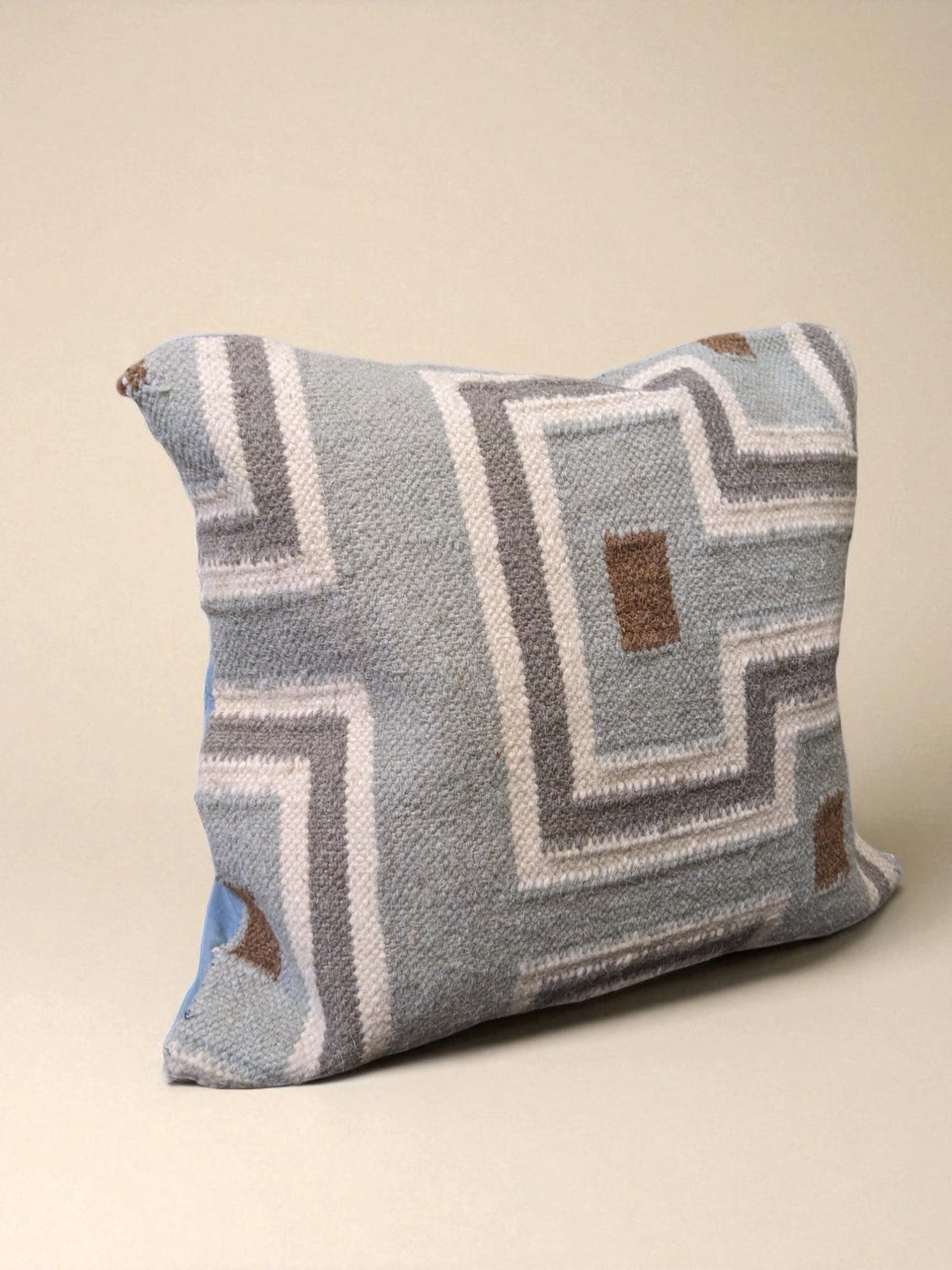 Turkish Kilim Vintage Cushion Cover - 40 x 40 cm
