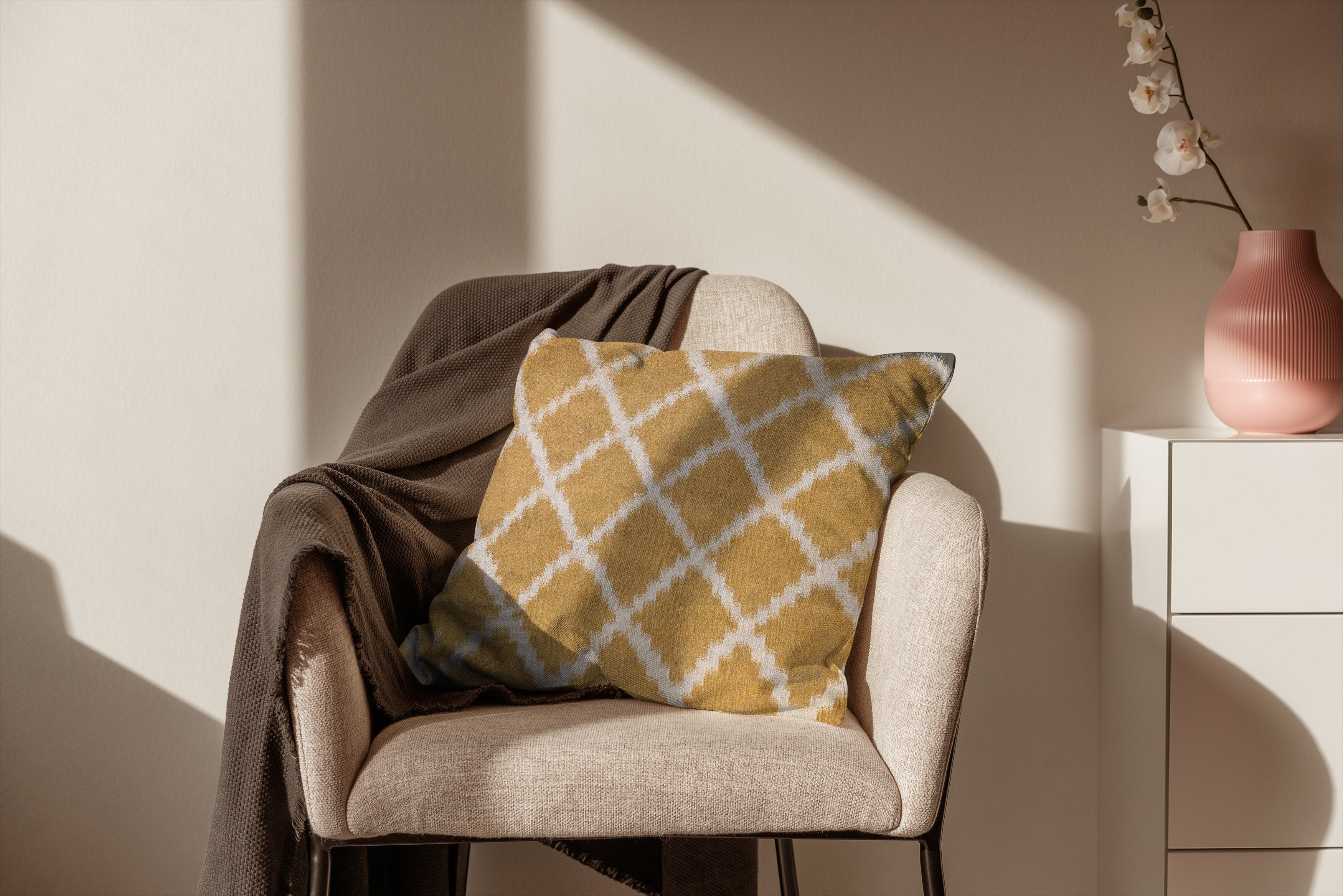 Ikat Kilim Cushion Cover - 45 x 45 cm