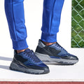 Lavair Pacific 2.0 Navy Chunky Leather Trainers - Men's UK 6 EU 40