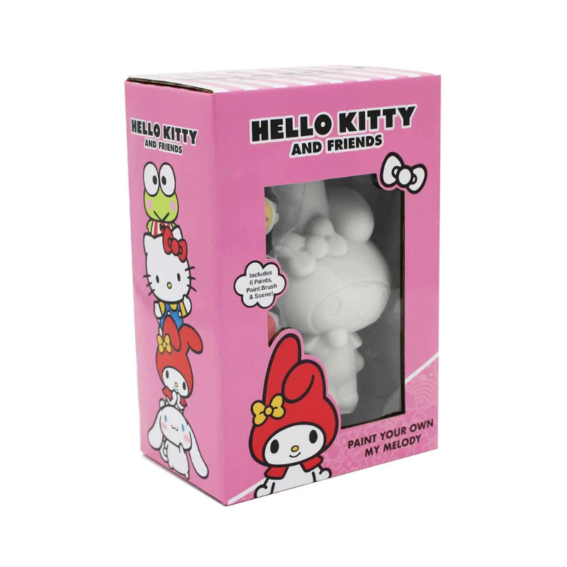 Sanrio Hello Kitty & My Melody Paint Your Own DIY Ceramic Craft Kit