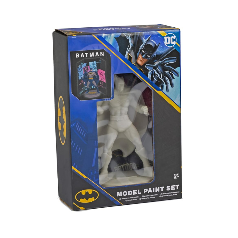 PoundFun Batman Paint Your Own Figure - DC Superhero DIY Craft Kit