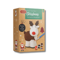 PoundFun Paint Your Own Christmas Rudolph Figure - DIY Holiday Craft