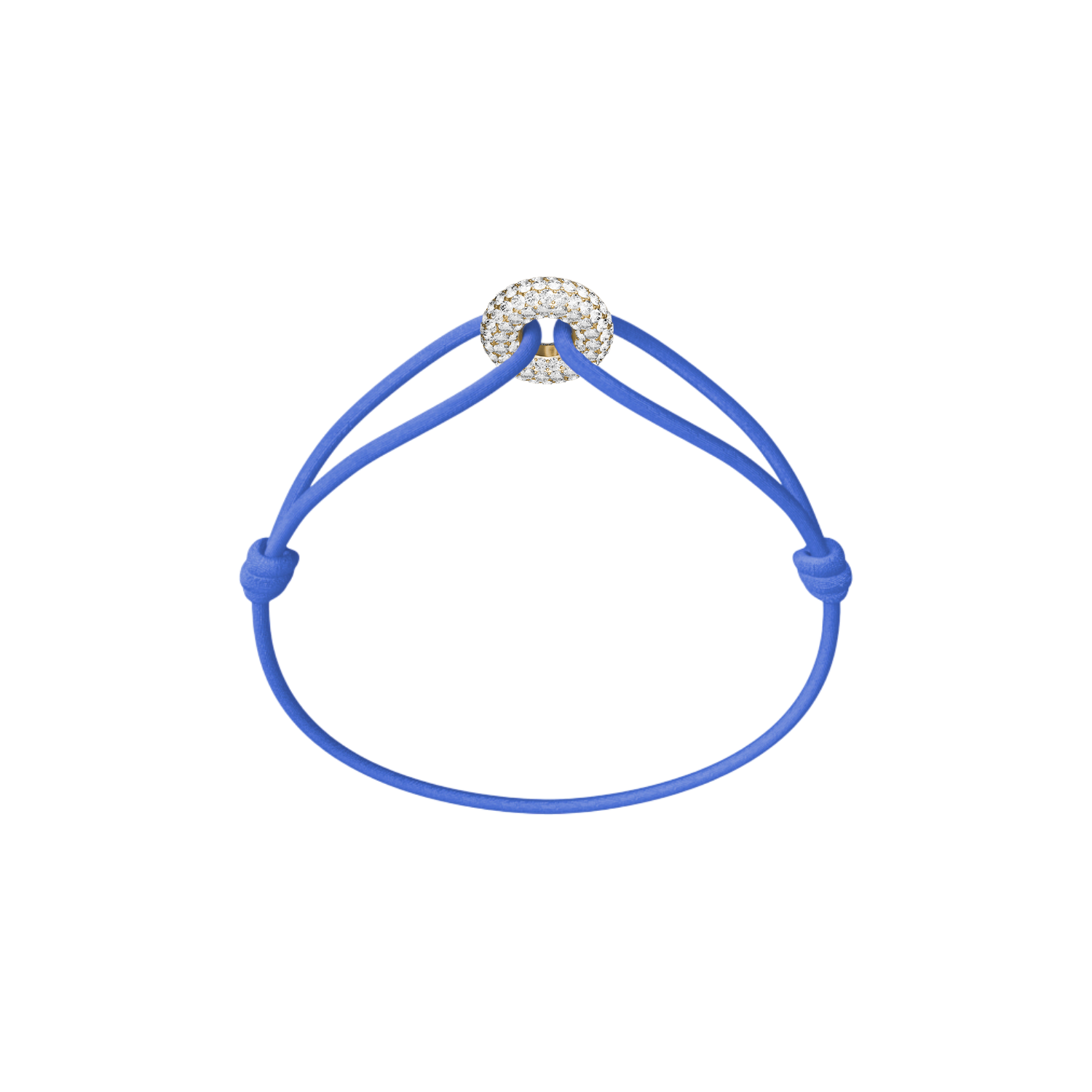 Mini Golden Soho Pavé Cord Bracelet