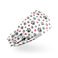 Paw Print Hearts Headband