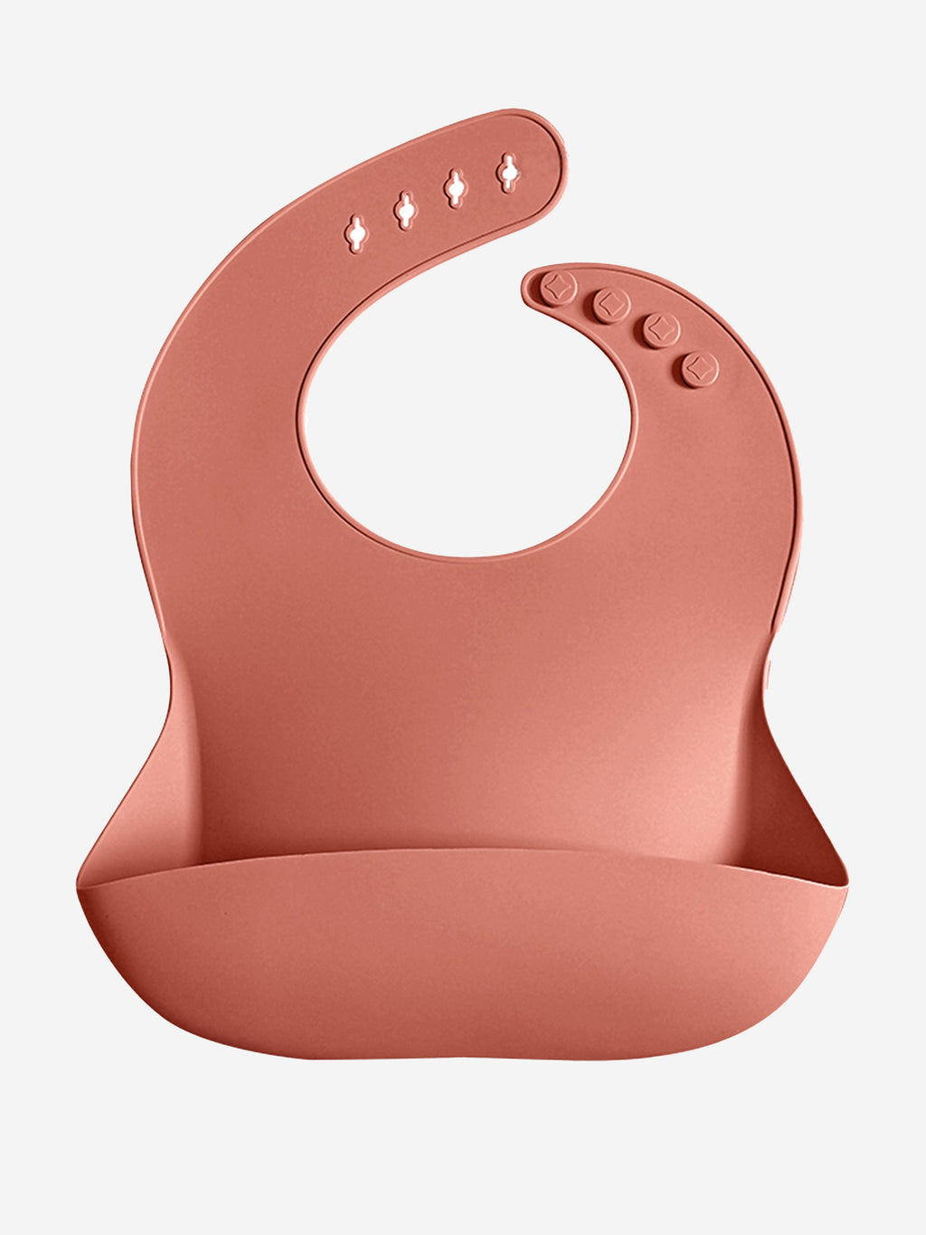 Bloom Bambini Baby Silicone Bib – Adjustable Waterproof Feeding Bib, Pink