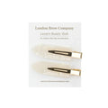 No-Crease Hair Styling Clips by The London Brow Company - 2 Pack