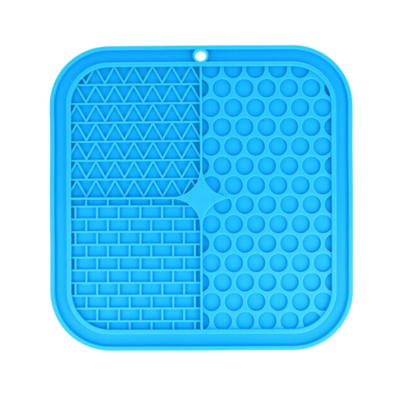 PoundFun Pet Lick Mat for Dogs and Cats – Silicone Anxiety Relief Feeder
