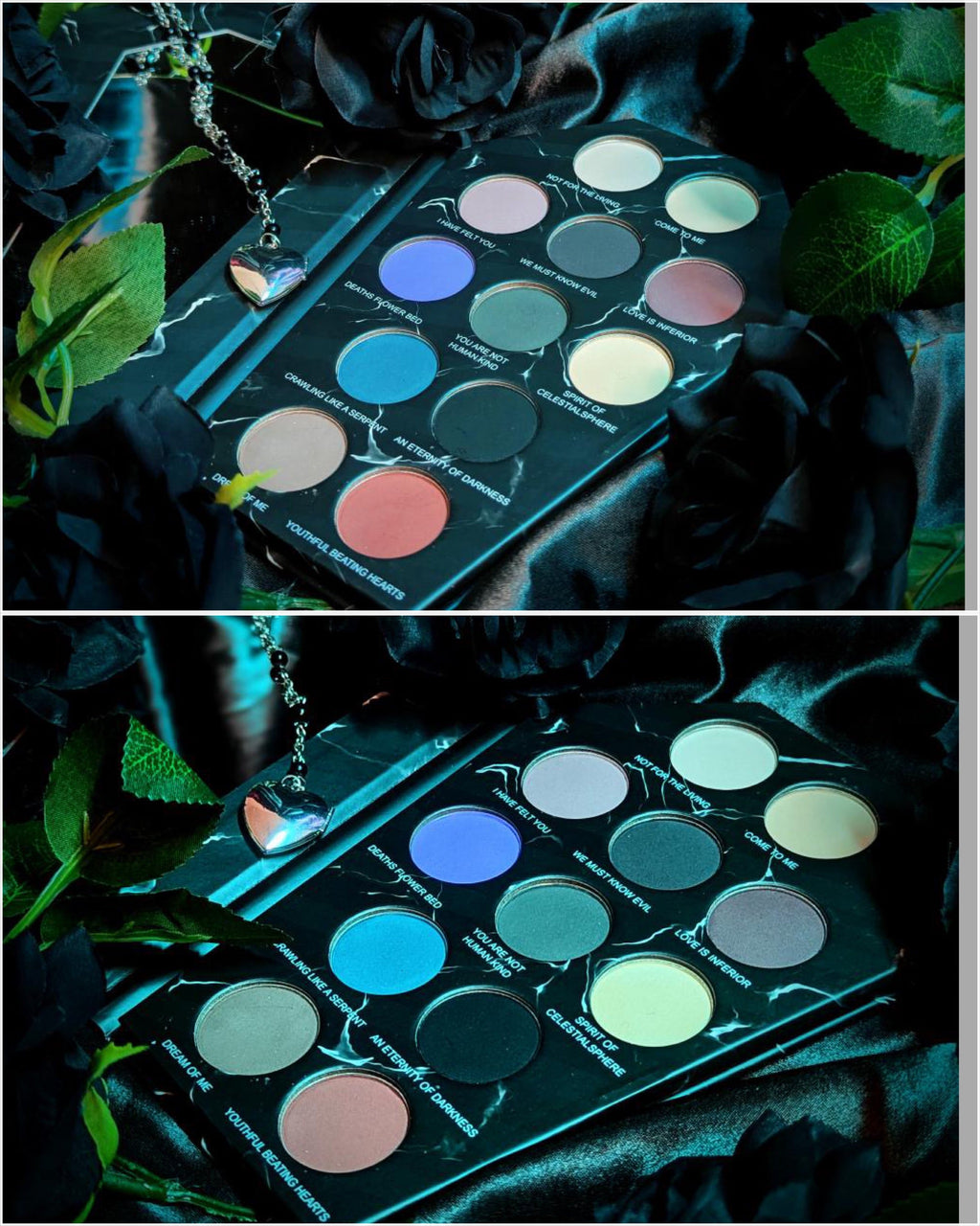 Radioactive Unicorn Nosferatu Palette – 12 Shade Matte Goth Eyeshadow