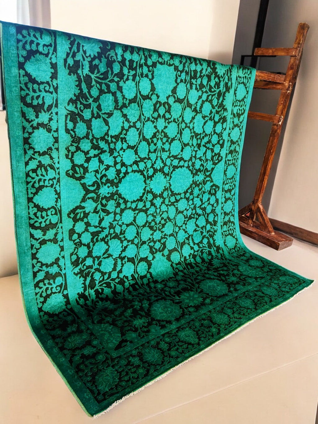 Ziegler Silk Wash Chobi Rug - 277 x 186 cm