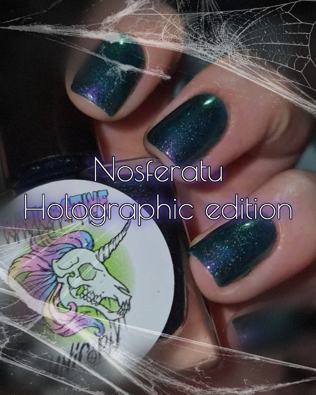 Radioactive Unicorn Nosferatu Holographic Nail Polish | Purple Multichrome