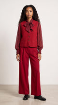 Chris Borg Waistcoat - Red