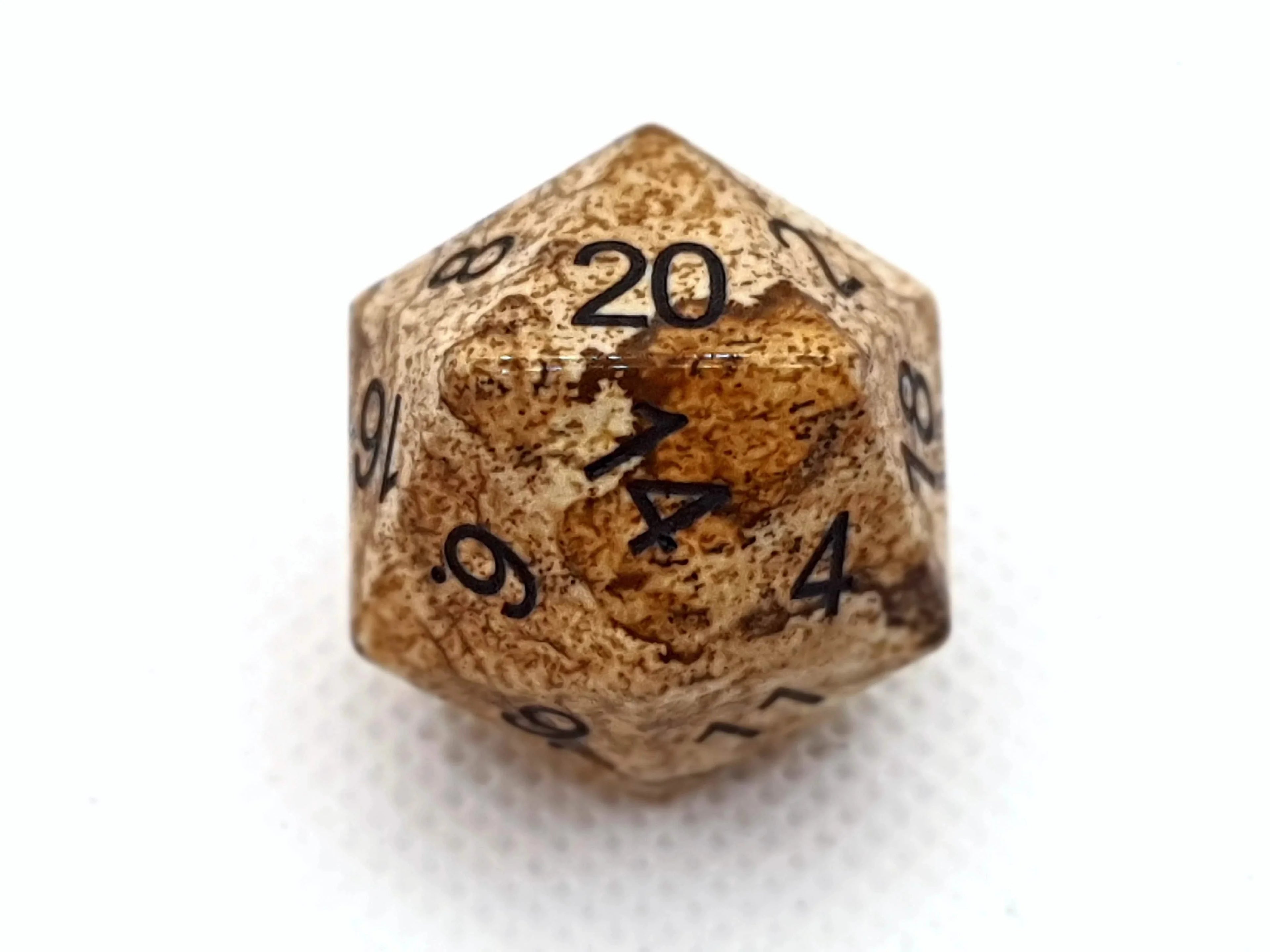Picasso Jasper | Gemstone Dice | 7 Piece Set