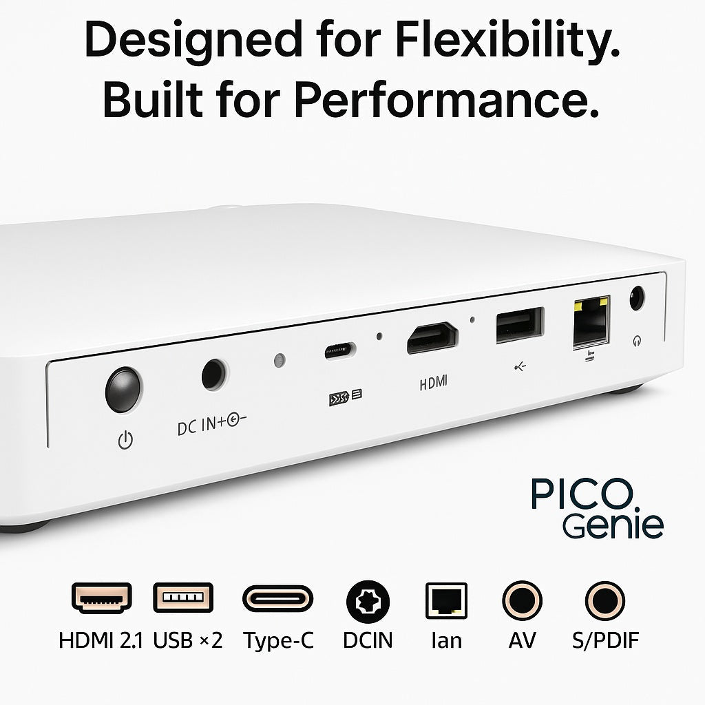 Pico Genie M550 Plus 4.0 Full HD Smart Portable Projector | 650 Lumens