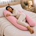 For Your Little One 12 Ft Maternity Pillow | Full-Body Support - Pink