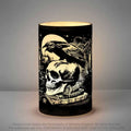 Alchemy Poe's Raven LED Lantern – Gothic Skull & Bird Battery Light