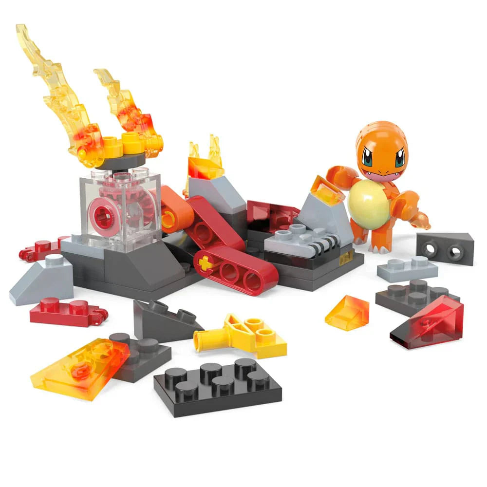 Mega Bloks Pokemon Charmander's Fire Spin Building Set - 81 Pieces