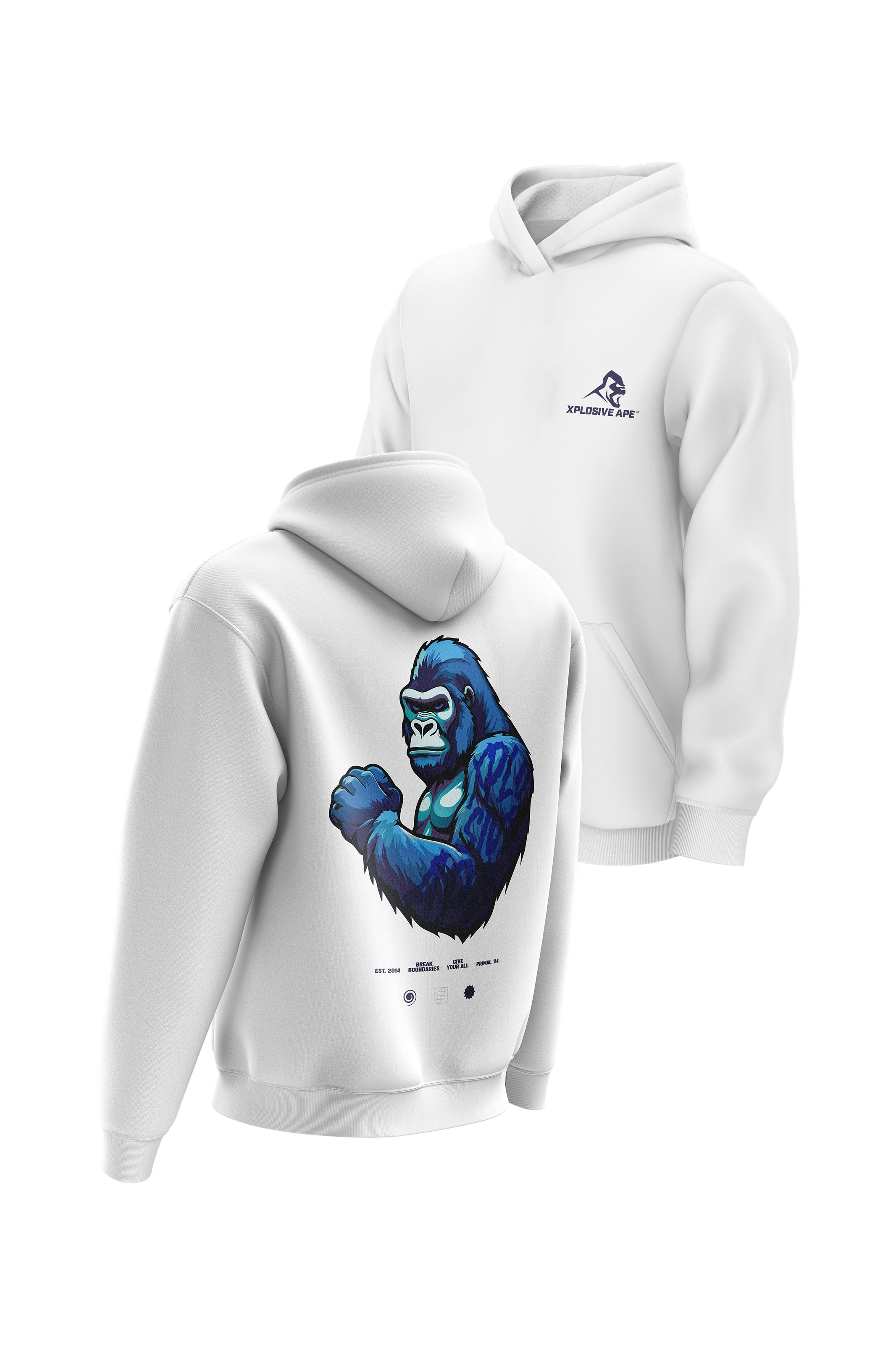 XAPE Powerhouse V4 Hoodie - White