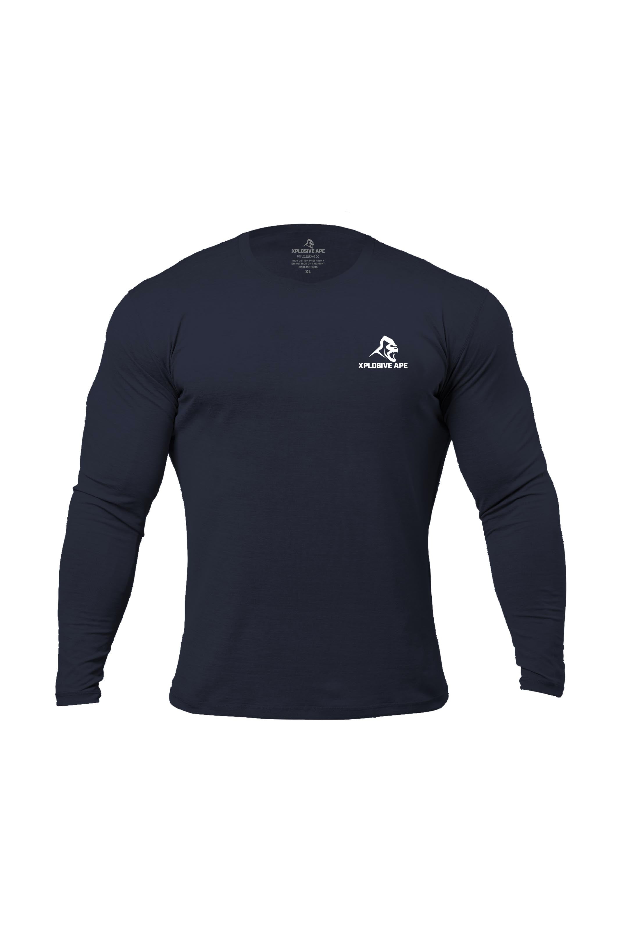 XAPE Prime Long Sleeve Tee - Navy